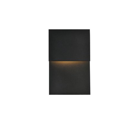 CLING 90 Lumens Raine Integrated LED Wall Sconce, Black CL2571303